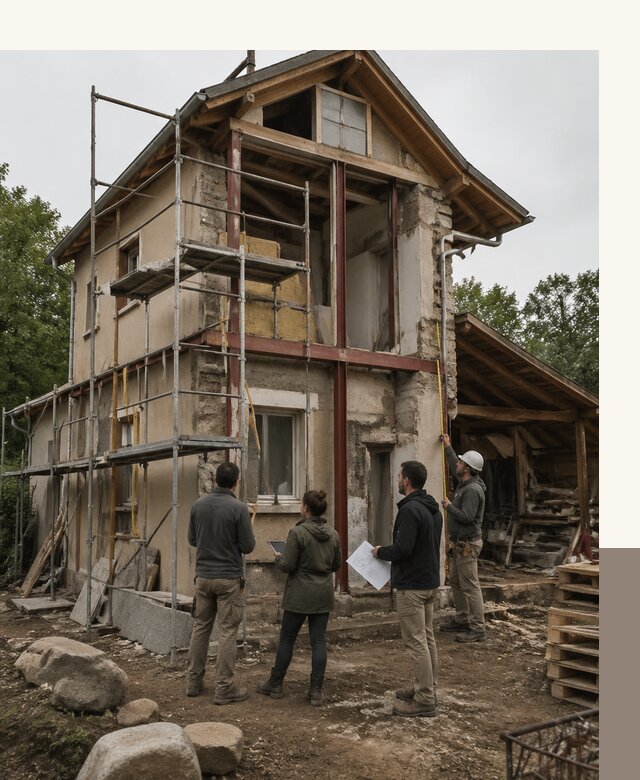 Реконструкция загородного дома под ключ в Ханты-Мансийске от бюро