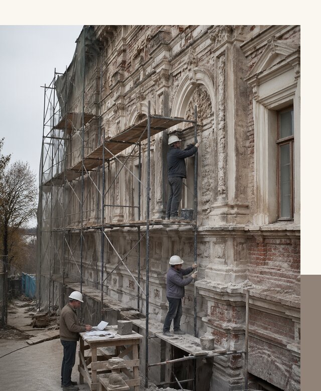 Реставрация объектов культурного наследия под ключ в Ханты-Мансийске